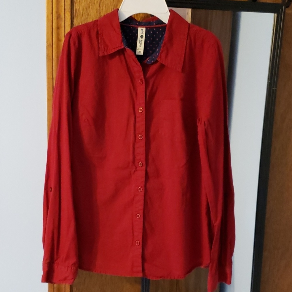 Junior's Button-Down Blouse